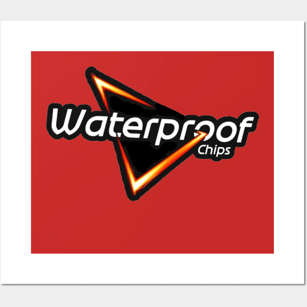 Waterproof Chips Wall Art by Collin LaMay Store